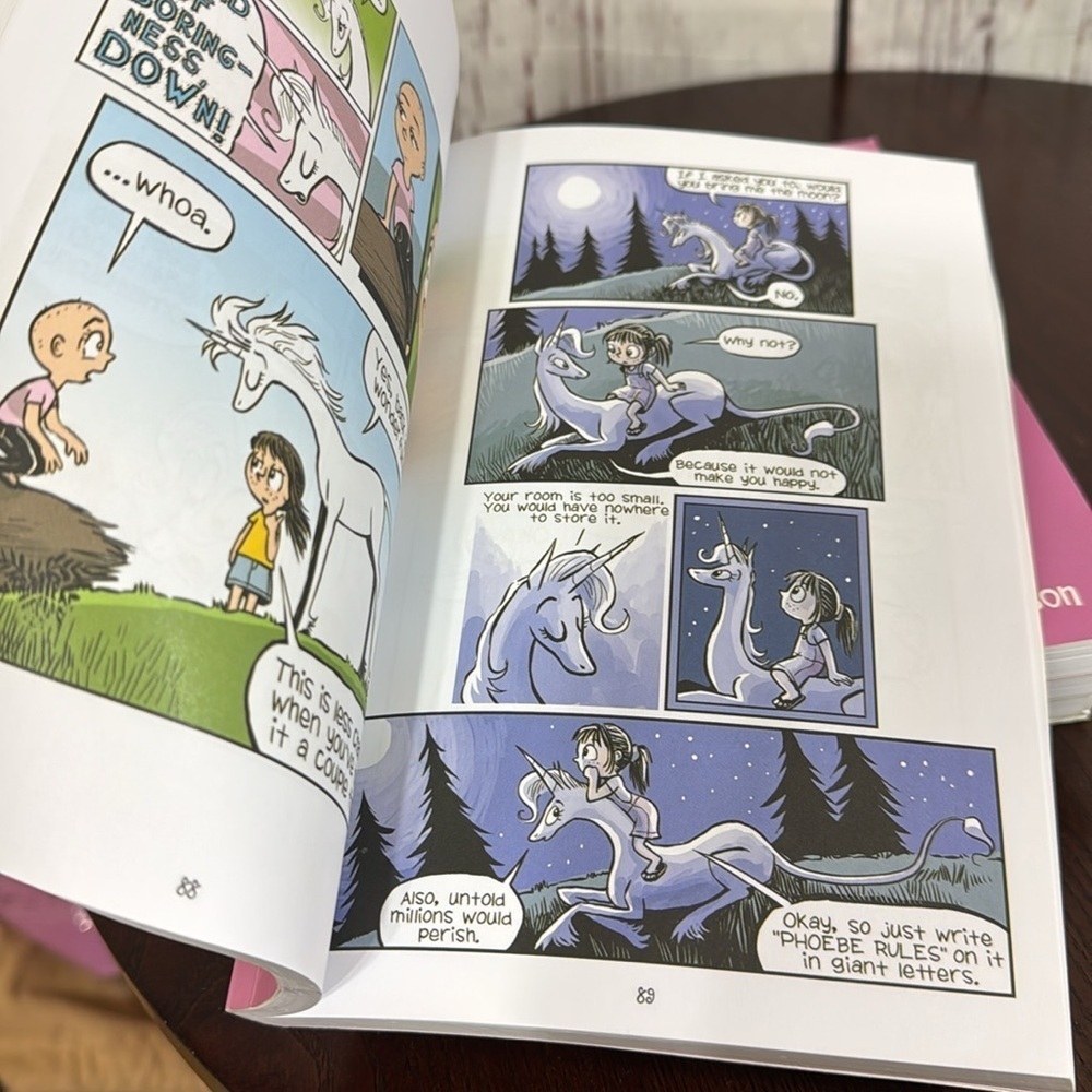 5 Comic Books Graphic Novels for Children by Dana Simpson “Unicorn Book Stories” - Picture 12 of 16